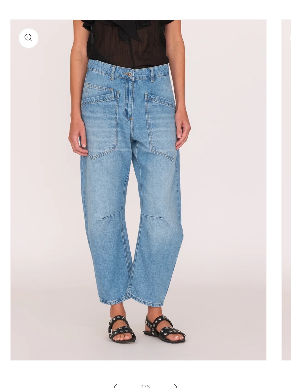 Barrel Jeans with Relaxed Fit